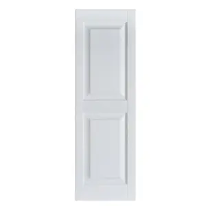 212 MAIN Premier Raised Panel Exterior Window Shutters - IR521535049, Paintable Decorative, 15 x 35 in.
