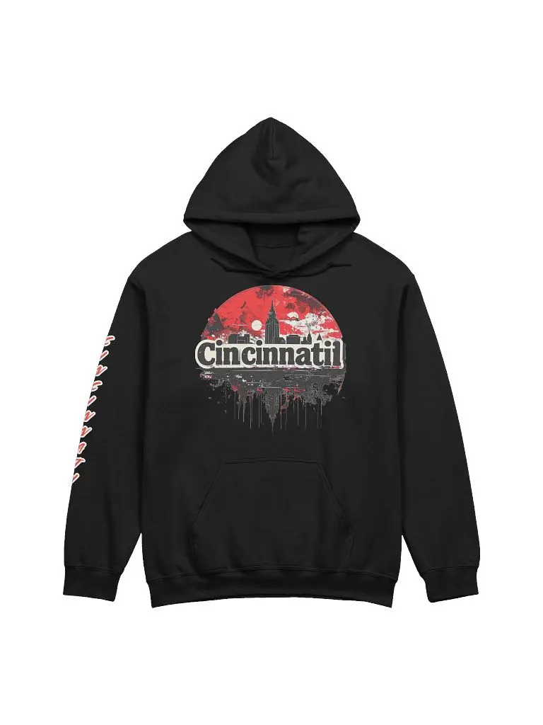 Cincinnati skyline hoodie
