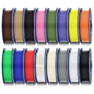 Plus Filament 16 Color Bundle Multicolor PLA+ 3D Printer Filament 1.75mm Mini Spool Individually Vacuum Packed 16 Pack 250g Each Roll