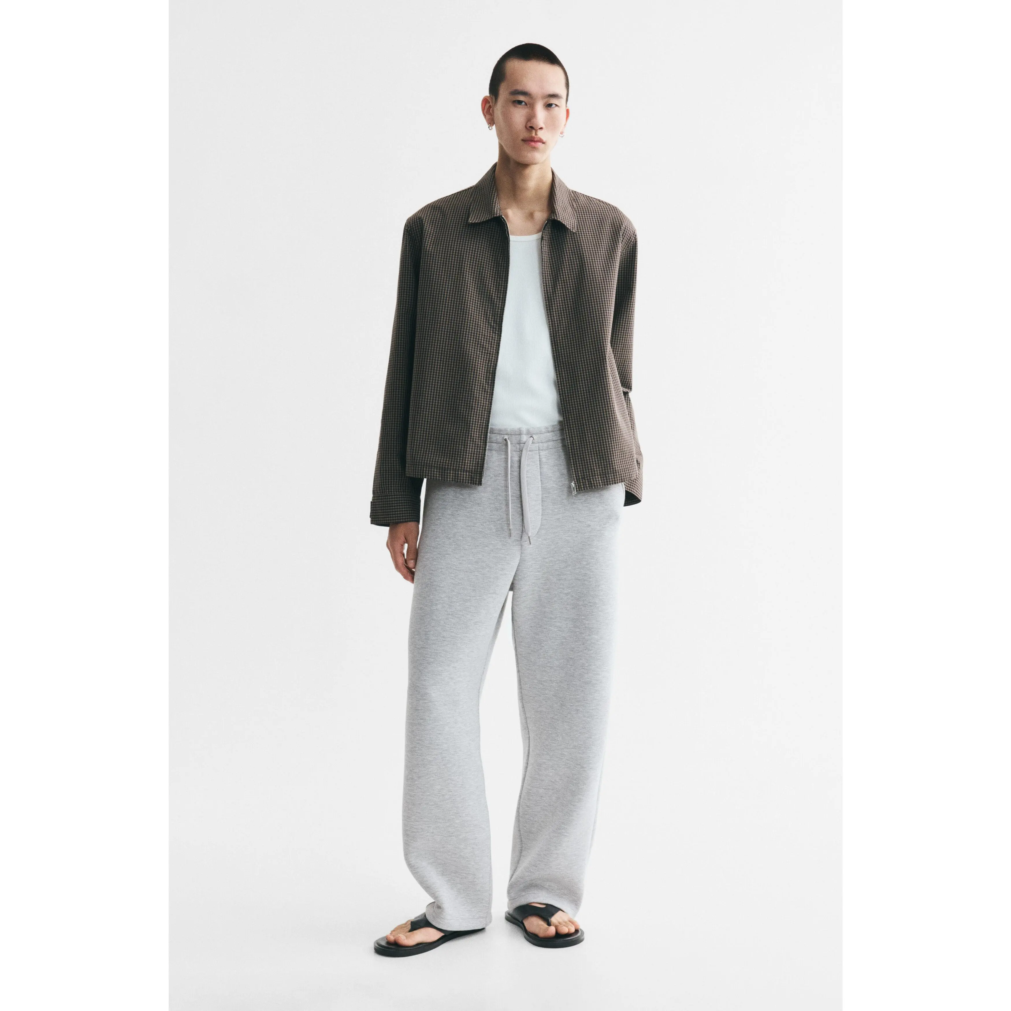 H&M Relaxed Fit Scuba barrel joggers