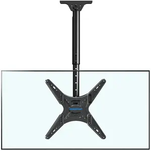MOUNTUP 24''-65'' Ceiling TV Mount, Full Motion Height Adjustable TV Mount Bracket, Holds up to 99lbs, Max VESA 400x400mm, MU0039