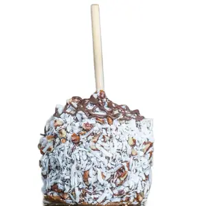 German Chocolate Milk Chocolate Gourmet Caramel Candy Apple -GF