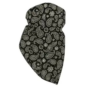 NEXFR Bandit FR Bandana 24" x 24" - Paisley Black