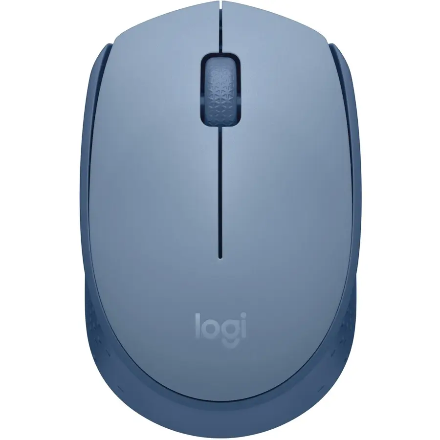Logitech M170 Wireless Mouse with Mini Receive 12-Months Battery Life, Blue Grey
