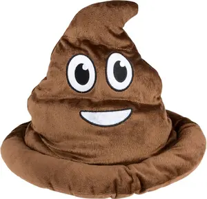 💩 Poop Emoji Hat – Funny Gag Gift & Hilarious Party Costume Accessory