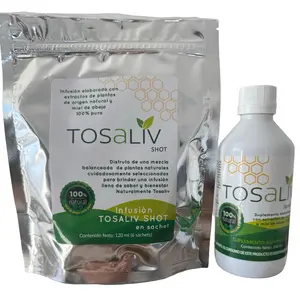 Tosaliv Package 240ml Syrup and 6 Shots Sweet Beverage for Daily Use at Home and On-the-Go Natural Cough Syrup and Shoots