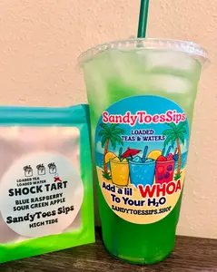 SHOCK TART Loaded Tea or Loaded Water  Sugar Free Gluten Free
