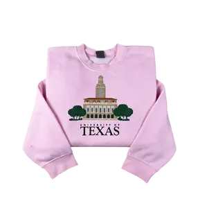 University of Texas Embroidered Sweatshirt/Hoodie