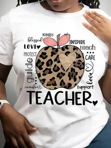Hot Selling Same Style Summer Short Sleeve T-shirt Women's Fashion Print