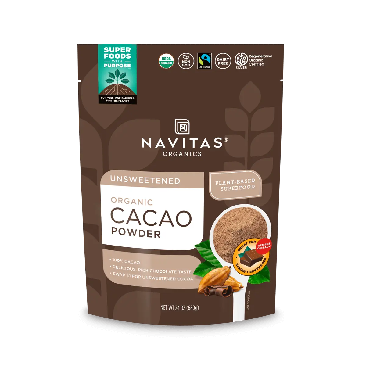 Cacao Powder: 24 oz