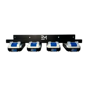 Battery Organizer compatible with Hart 20V Steel Rack
