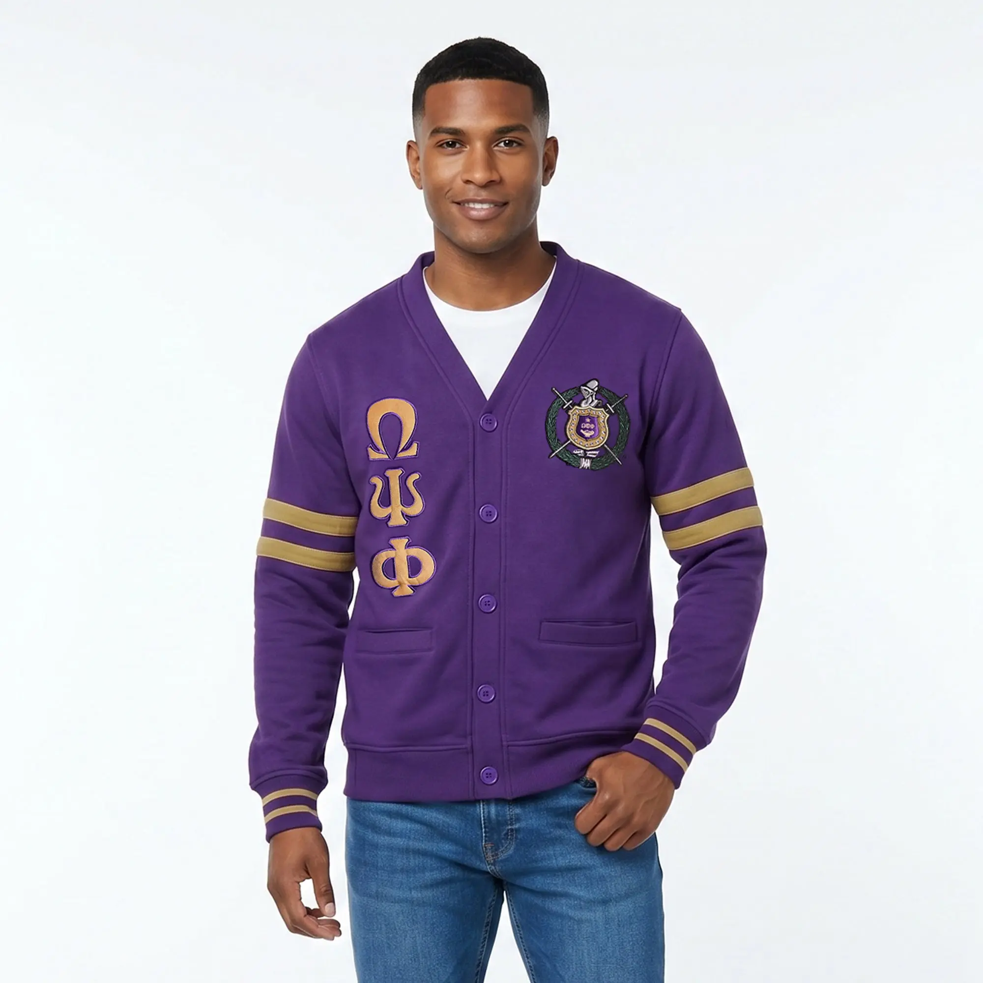 ΩΨΦ® Sweatshirt Cardigan