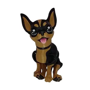 Chihuahua Dog 3D Printed Articulating Figurine