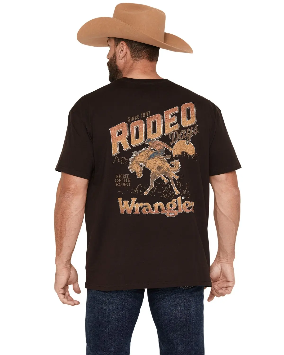 Wrangler Men's Men'S Rodeo Short Sleeve Graphic T-Shirt - 112379608