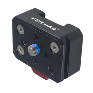 Feichao Monitor Quick Release Clamp Plate, V Mount Mini Quick Release Board, Slr Camera Tripod Ball Head, Monitor LED Light Accessory