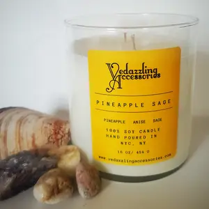 Pineapple Sage Vedazzling Candle- Non Amazon