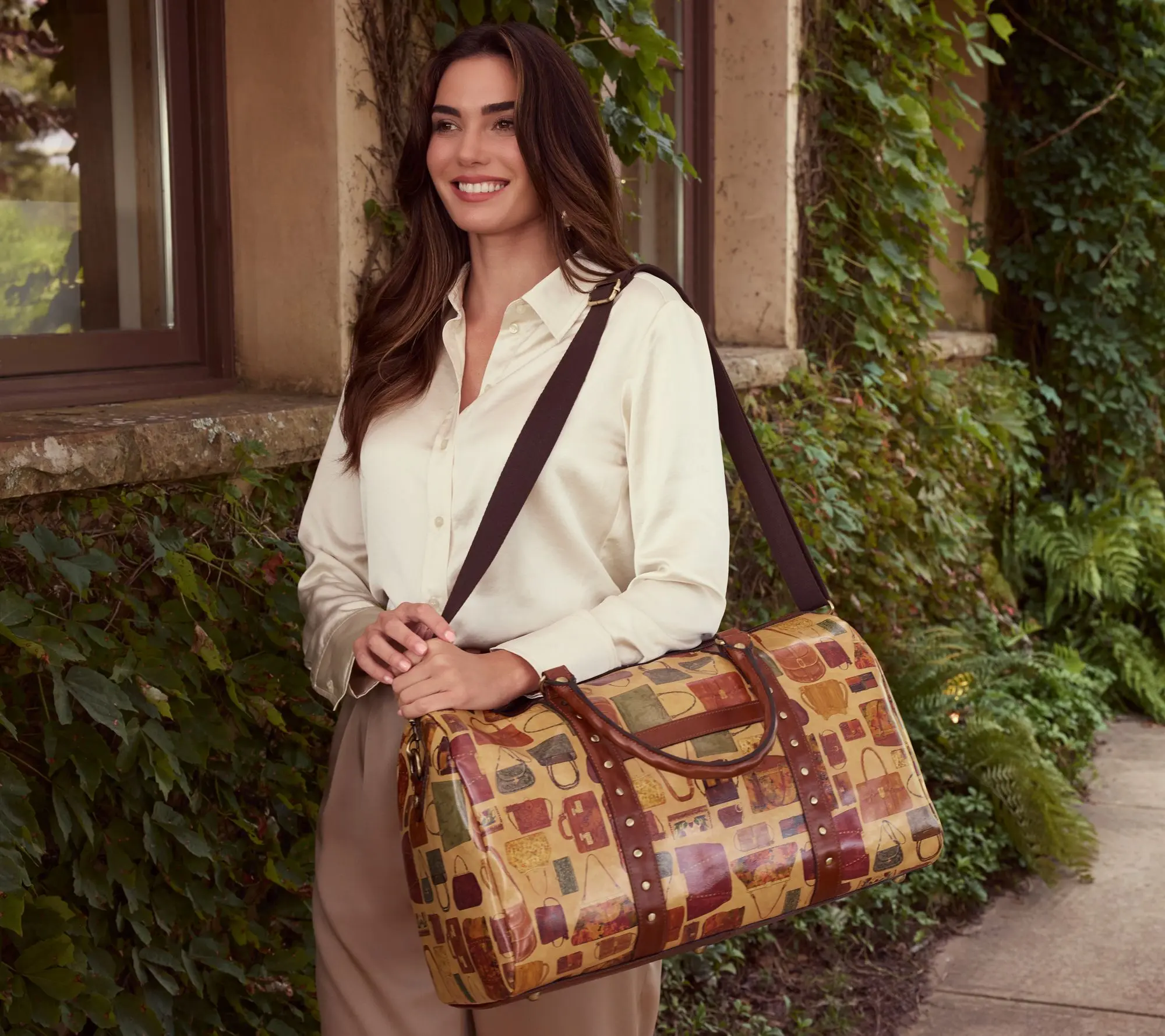 Patricia Nash Milano Leather Weekender