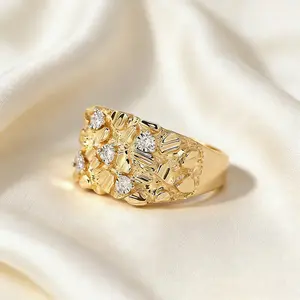 Soocosisx BRICS Ring, Unisex, Niche Design, Personalized Trend, DDJZ0012 Versatile, High-end, Fashion Ring, 14K Gold-Plated