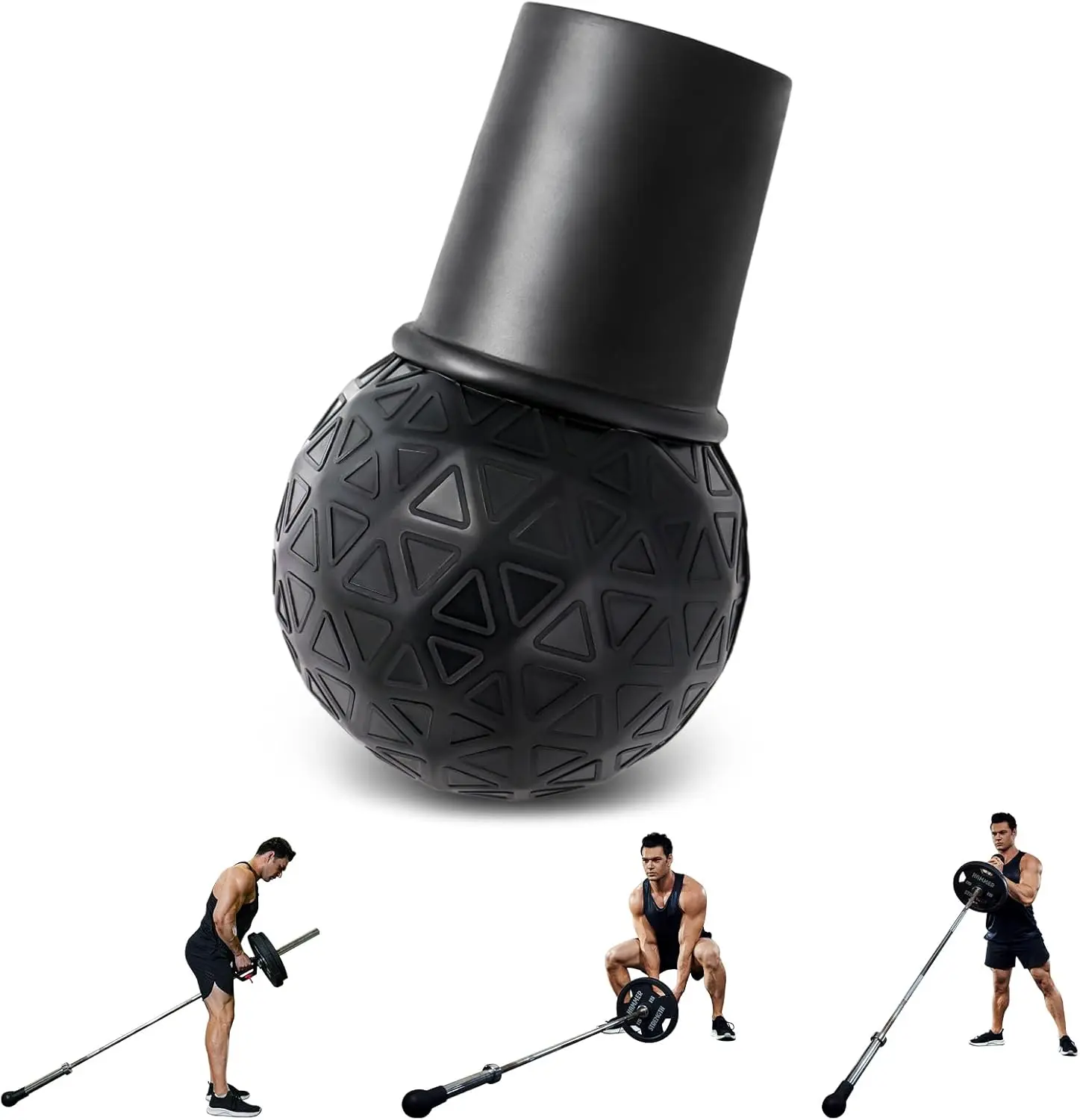 Landmine Attachment for Barbell,Barbell Landmine for Presses Rows Rotation Split Squats,Fits 2 inch Olympic Bars,T Bar Row Attachment for Gym Home