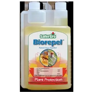 212 MAIN Safer Gro Biorepel Organic Garden Insect Repellent - 1 pt Garlic Extract Formula, Mosquito Repellent for Garden Supplies