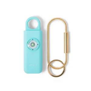 Personal Safety Alarm - Loud Siren Self Defence Keychain for Women, Children & Elderly - 130dB Siren, LED Strobe Light & Keychain Pink