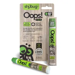 Shubug Oops Pen, Afterbite Itch Relief Pen Pack, 10% Benzocaine, .5 fl oz