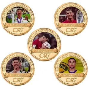 Ten Ronaldo commemorative coins, a victory gift from Riyadh.