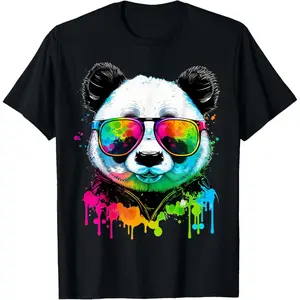 Cute Panda Lover Animal on Panda T-Shirt