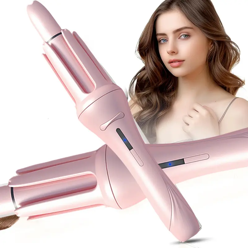 Fully automatic curling stick lazy curling tool electric rotary curler large curling without damaging hair 32mm Comfort Hair Curler,back to school,back to school haul
