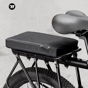 WEST BIKING Bicycle Rear Seat Cushion.Soft PVC Portable Cable Tie Zipper Design High Elastic Five-layer Mountain Bike Rear Seat Cushion.