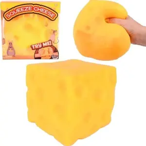 Soft Cheese Blocks Best Gift, Stress Relief Playful Squeeze Toy, Perfect for Relaxation, Ideal Holiday and Valentine's Day Present