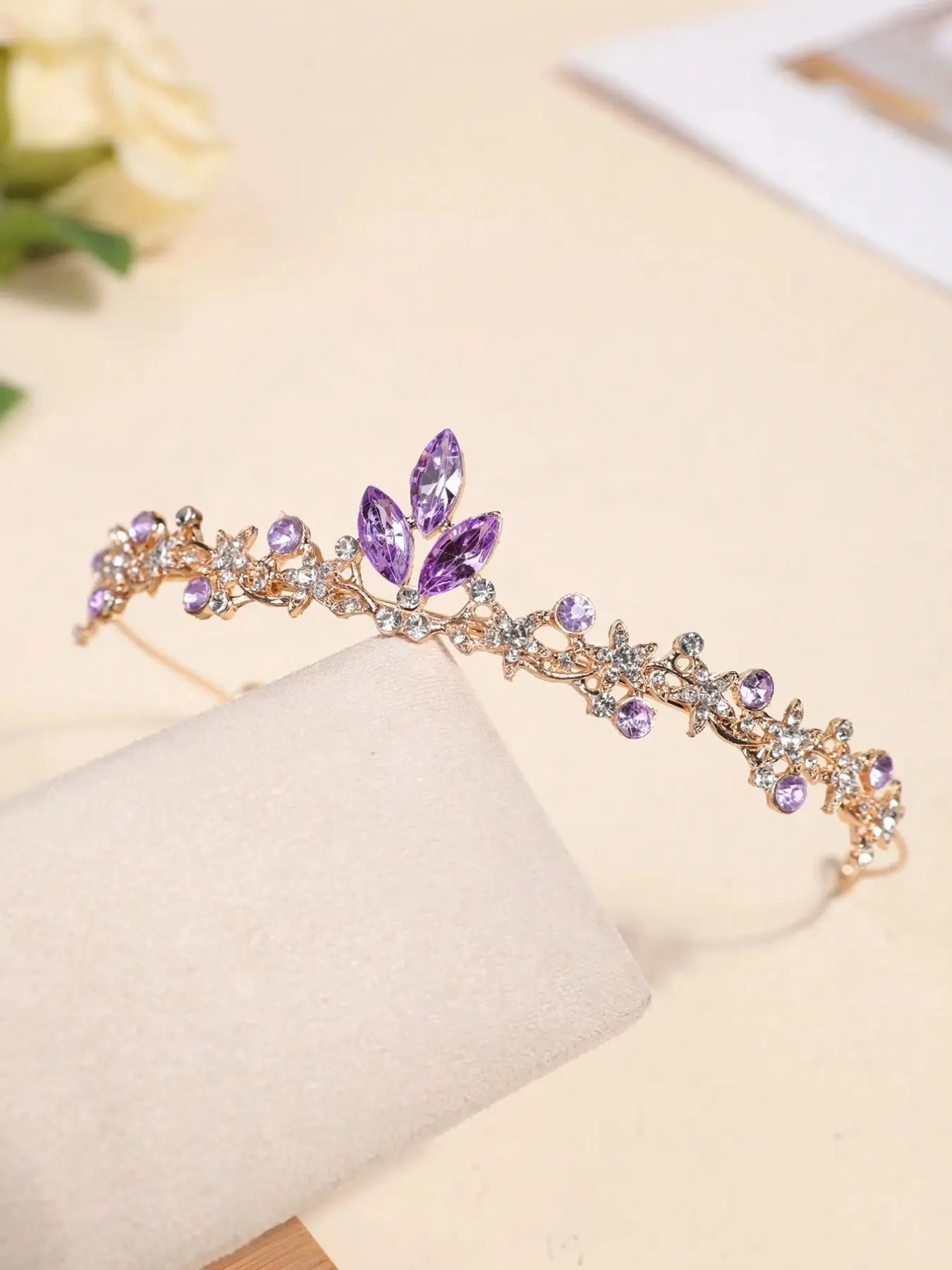 Princess Crown Rhinestone Hairband, Luxurious Birthday Gift, Party Headwear, Wedding Bridal Present, Adult Formal Style, Tiaras, Wedding Hair Accessories, Bridal Headpiece