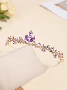 Princess Crown Rhinestone Hairband, Luxurious Birthday Gift, Party Headwear, Wedding Bridesmaid Present, Adult Formal Style, Tiaras