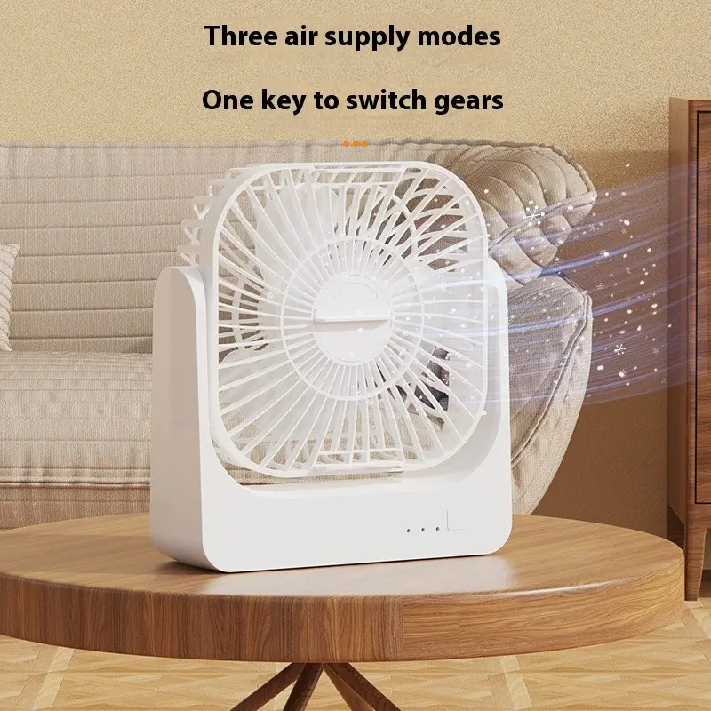 Electric Desktop Hanging Dual-Function Fan, Dormitory Small Fan, Home Electric Fan, Multi-Functional Air Circulation USB Charging Mini Fan, Multifunction Rechargeable Fan