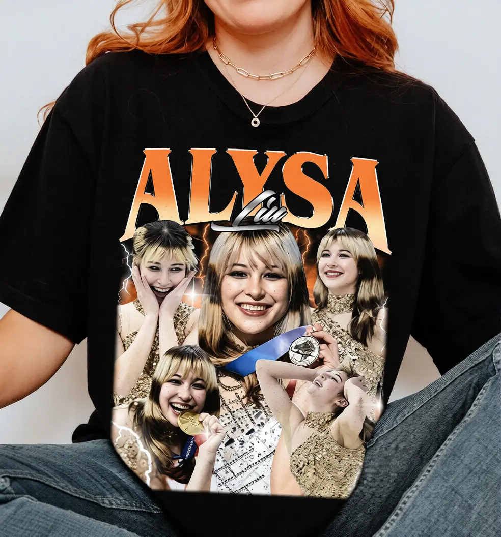 Vintage Bootleg Alysa Liu T-Shirt, Quad Jump Legend, Ice Skating Shirt, Gift For Women and Man Unisex Clo