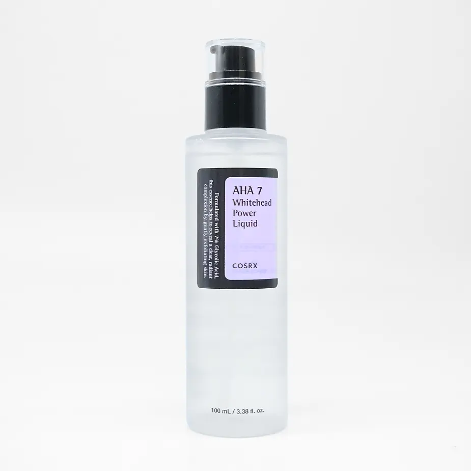 COSRX AHA 7 Whitehead Power Peeling Serum, 3.5oz Gentle Acne Care Skincare Essence with Sunscreen-Boosting Radiant Skin Benefits, Smoother