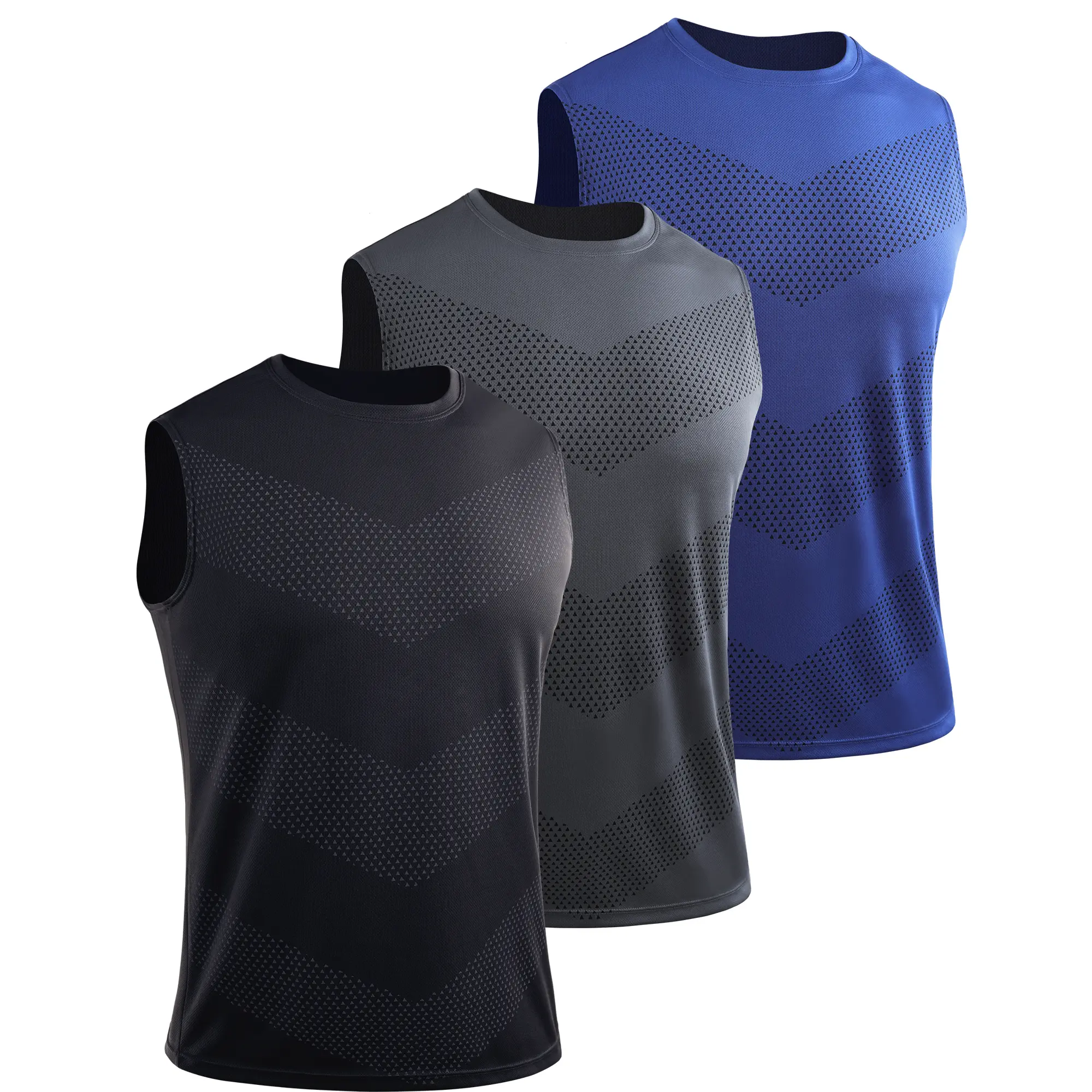 NELEUS Men's 3 Pack Breathable Basketball Tank Top 100% Polyester Mesh Quick-Dry Sleeveless Workout Shirt summerwins tiktokshopbacktoschool,back to school,back to school haul