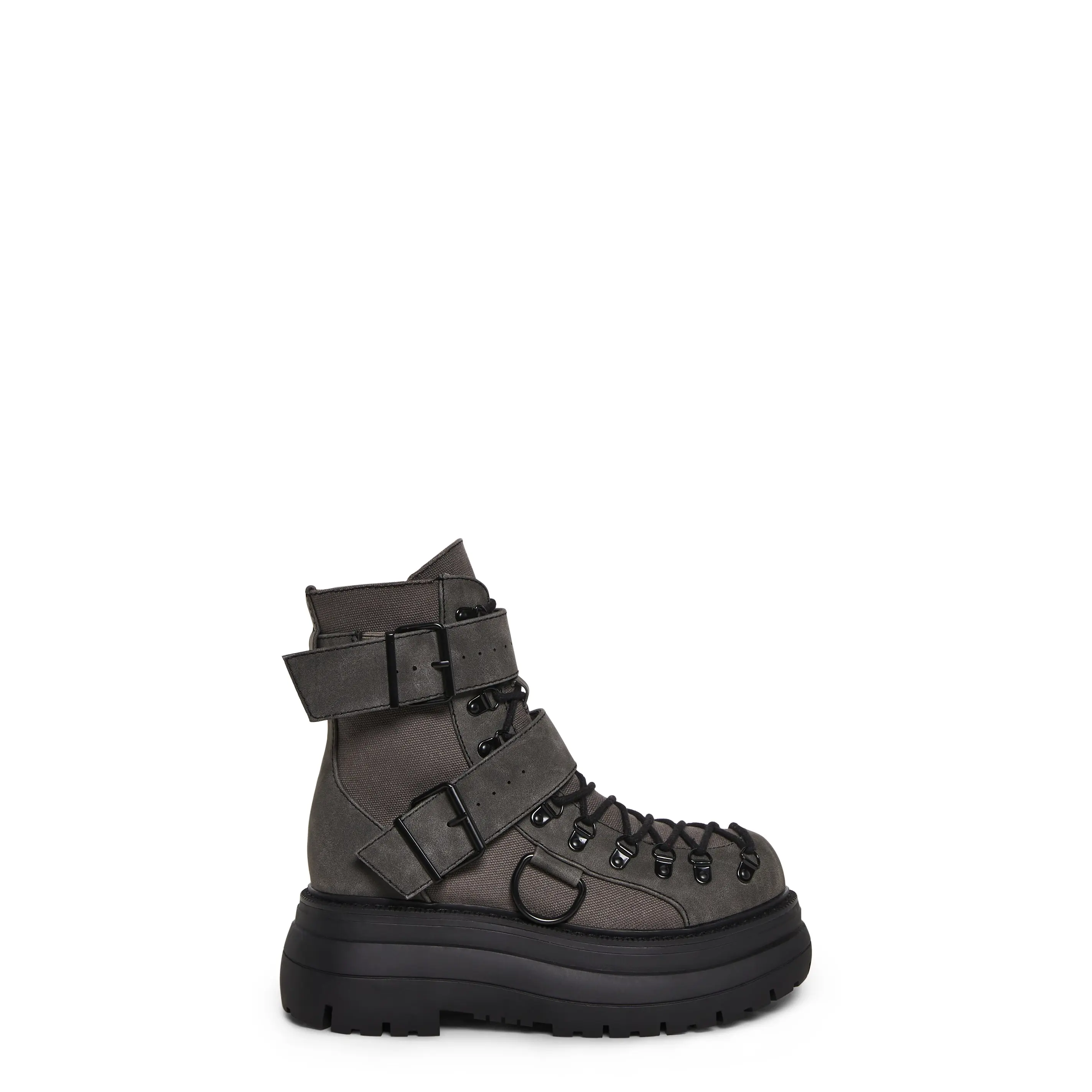 Traitor Combat Boots - Gray/Black