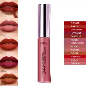 L'Bel Labial Liquido Mate 24H Forever Stay - Combo de 5 - Larga Duracion New whit Box - Long Lasting Matte Lip Color with Hydration & Comfort