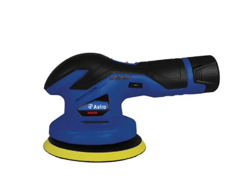 AST.3026 ASTRO PNUEMATIC (AST) 12V Cordless Variable Speed Palm Polisher with 2 Batteries