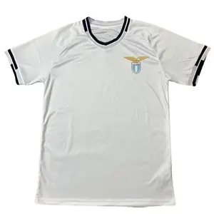 25Lazio Soccer jersey S-4XL Away For men Stretchy Ready Stock Cheap Breathable Top Quality