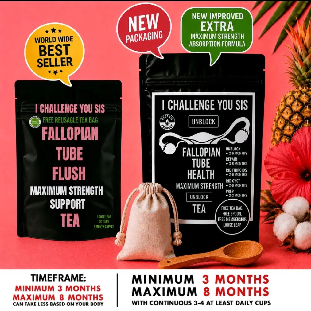 SWEETENED OR REGULAR STRENGTH OPTIONS-FREE SAMPLE FALLOPIAN TUBE YONI STEAM HERBS NOW INCLUDED-FALLOPIAN TUBE SPECIALIST MASTER HERBALIST NATURAL ORGANIC HERBAL UNBLOCK/FIBROID/CYST/BURNT/TIED/REPRODUCTIVE SYSTEM PREP CAPSULES OR TEA