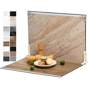 10 count 20Patterns Photo Backdrop Board Photography Table Top Small  Kit (Small Size 16x11.5in),