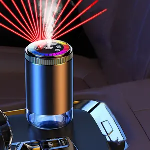 Smart Car Air Freshener, Car Air Freshener, Diffuser 150ml Capacity for 6 Months, Auto On/Off, 5 Adjustable Modes, RGB Music Syncing Light  & Starry Ceiling , Perfect for CAR,Bedroom and Office