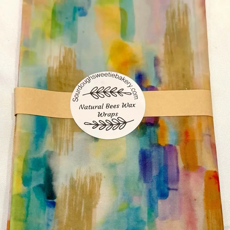 Tie dye Natural Beeswax Wrap