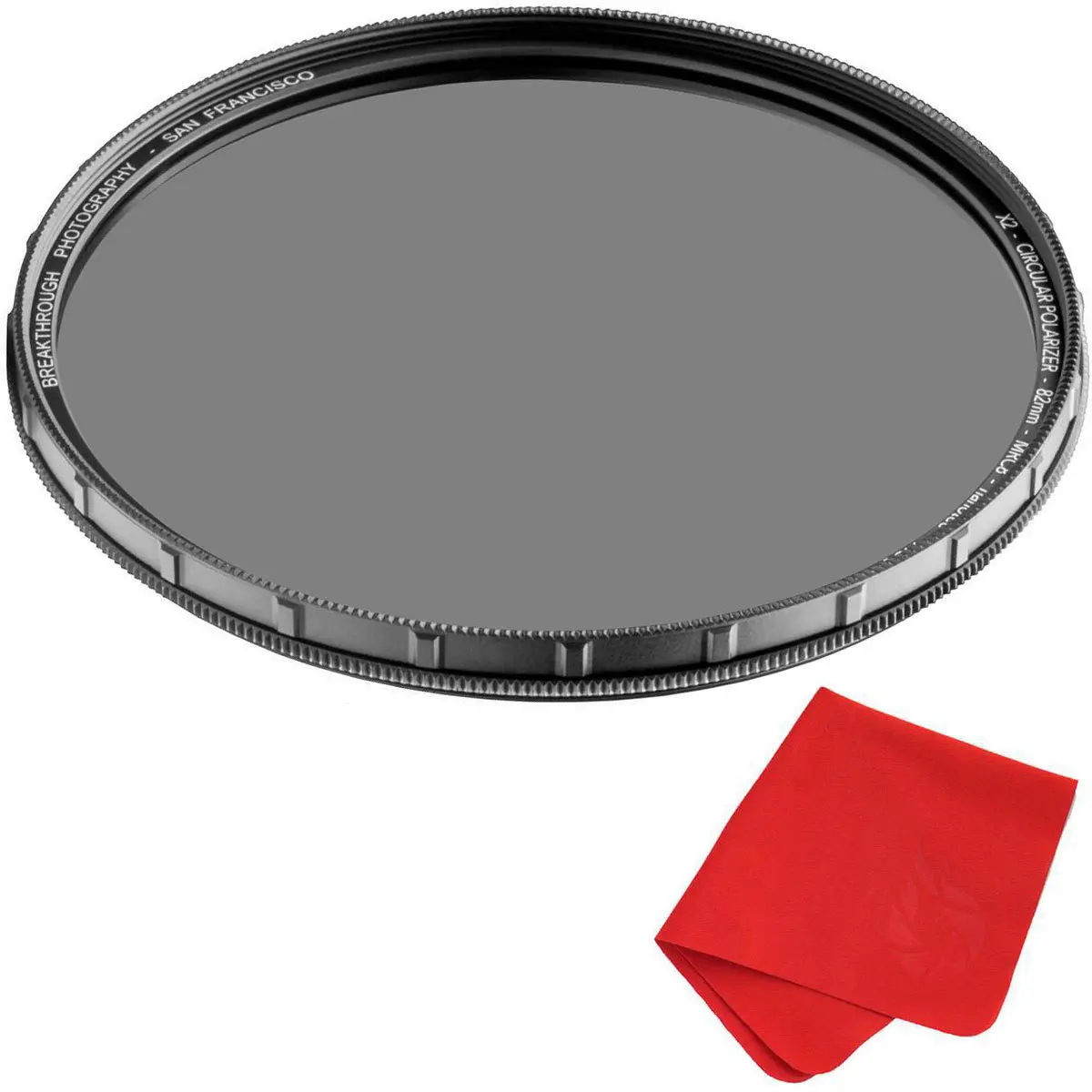 Breakthrough Photography 52mm X2 CPL Circular Polarizer Camera Lens Filter - Brass Frame, Edge Traction, Nanotec Coating, Ironclad Aluminum Double Thread Camera Accessory for Photographers