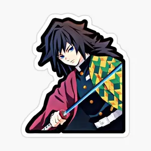 Giyu Tomioka Demon Slayer Stickers