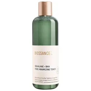 Biossance 2% BHA Pore Minimizing Toner + Squalane blemish biphase Moisture Aha
