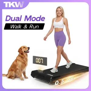 TKW walkingpad, Low-Noise Motor Walking Pad, Remote Control & Wheels for Easy mobility, Dual Shock-Absorption System，Compact Walking Pad for Home & Office Use