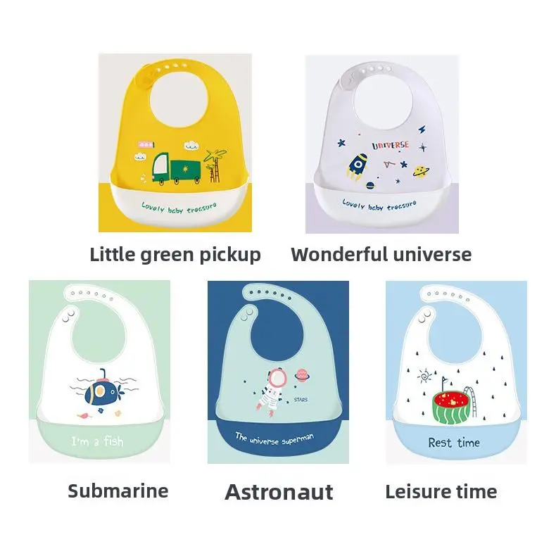 Food Grade Silicone Baby Bib, Ultra Soft Waterproof Feeding Bib for Toddlers Food Grade Silicone Baby Bib, Ultra Soft Waterproof Feeding Bib for Toddlers